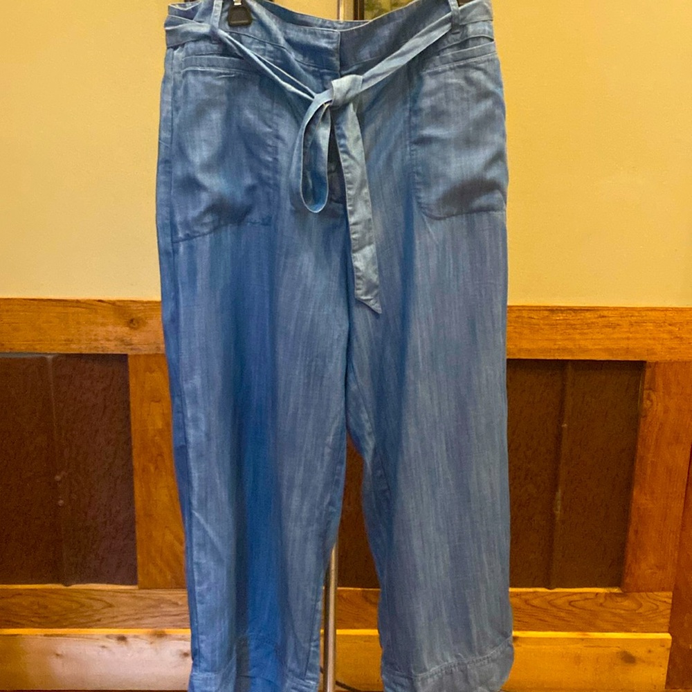 Soft Denim Crown & Ivy Wide Leg Pants 14
